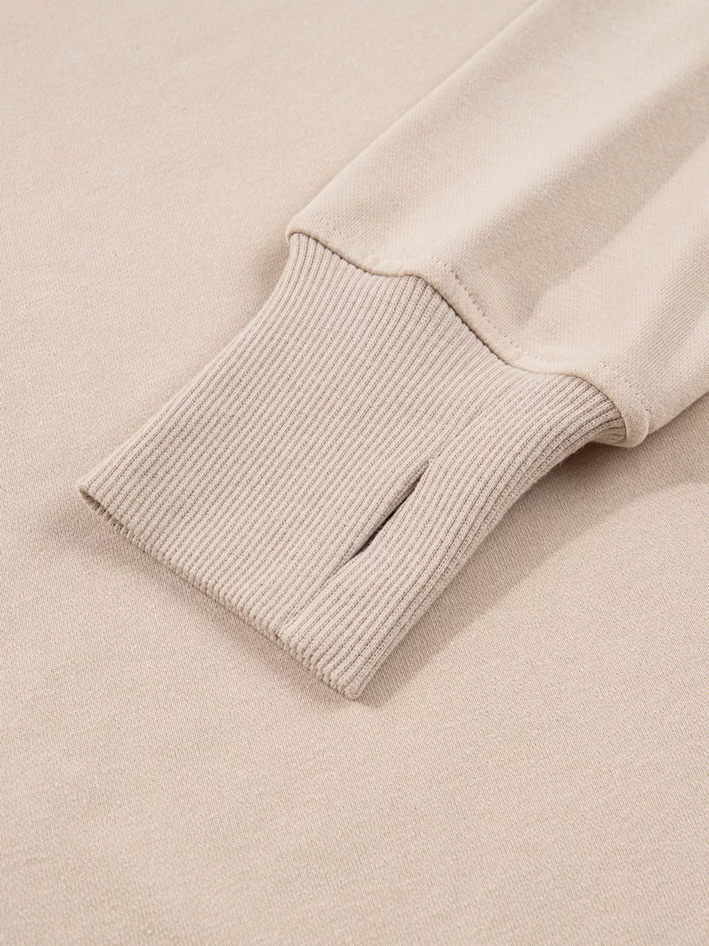 Oversized Slit Sweatshirt & Ribbed Leggings Set
