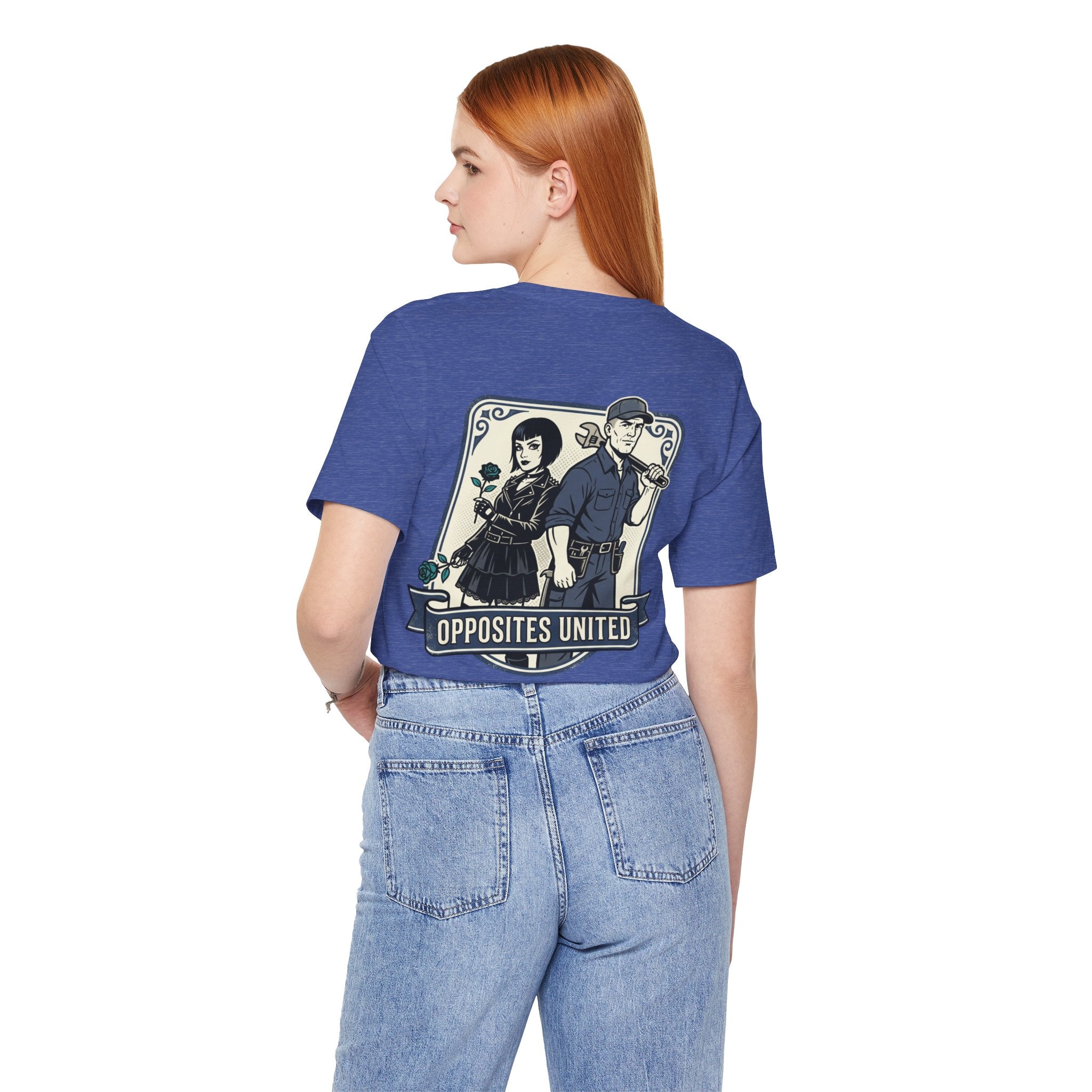 Opposites United Graphic Tee — Blue Collar Wife Life
