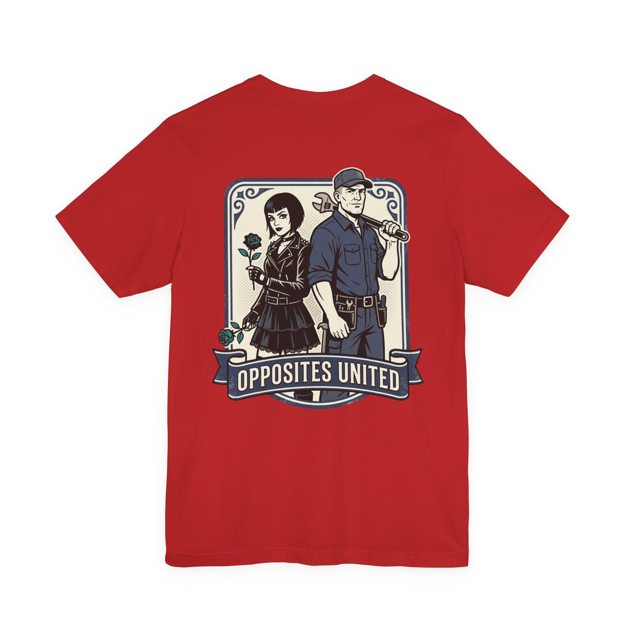 Opposites United Graphic Tee — Blue Collar Wife Life