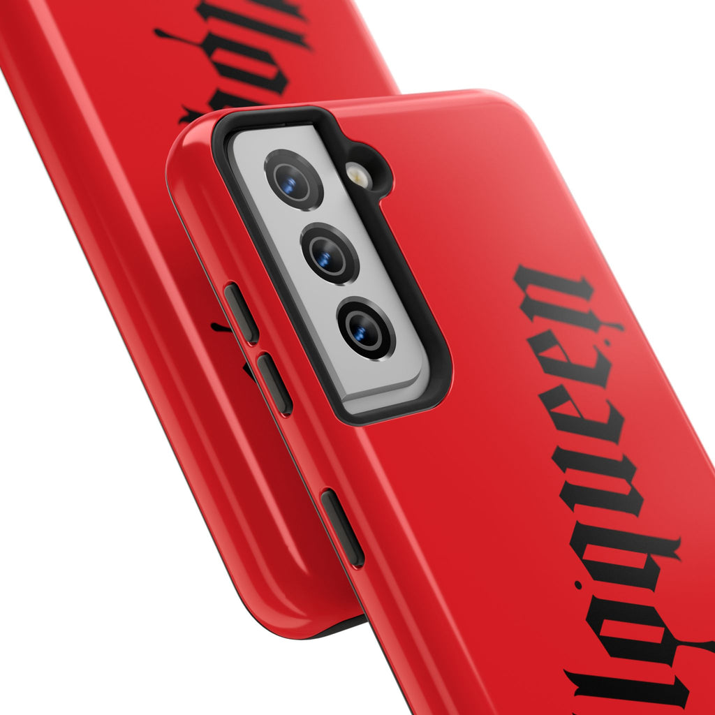 Halloqueen Gothic Red Phone Case — Samsung Galaxy S21–S25