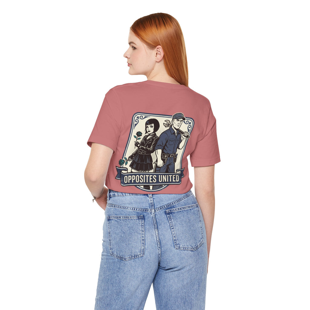 Opposites United Graphic Tee — Blue Collar Wife Life