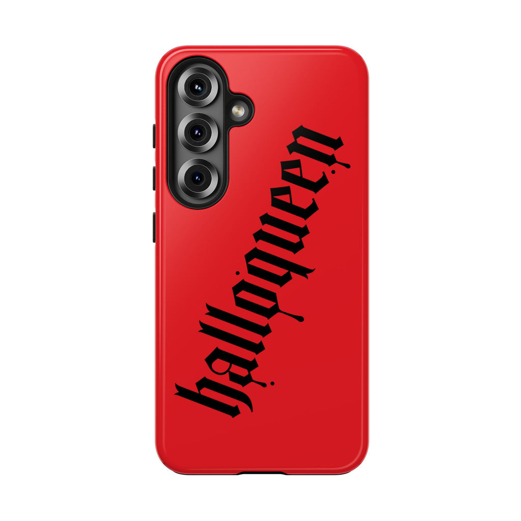 Halloqueen Gothic Red Phone Case — Samsung Galaxy S21–S25