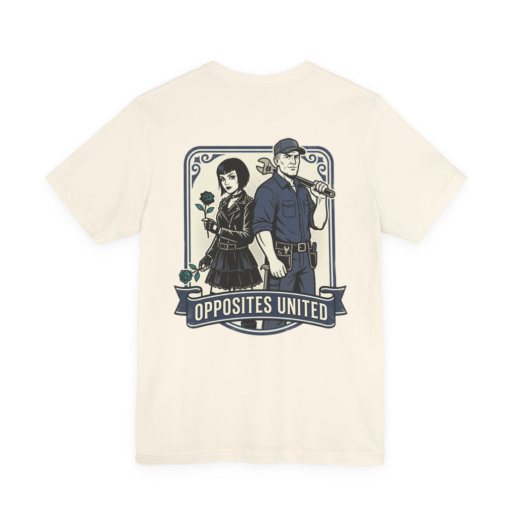 Opposites United Graphic Tee — Blue Collar Wife Life