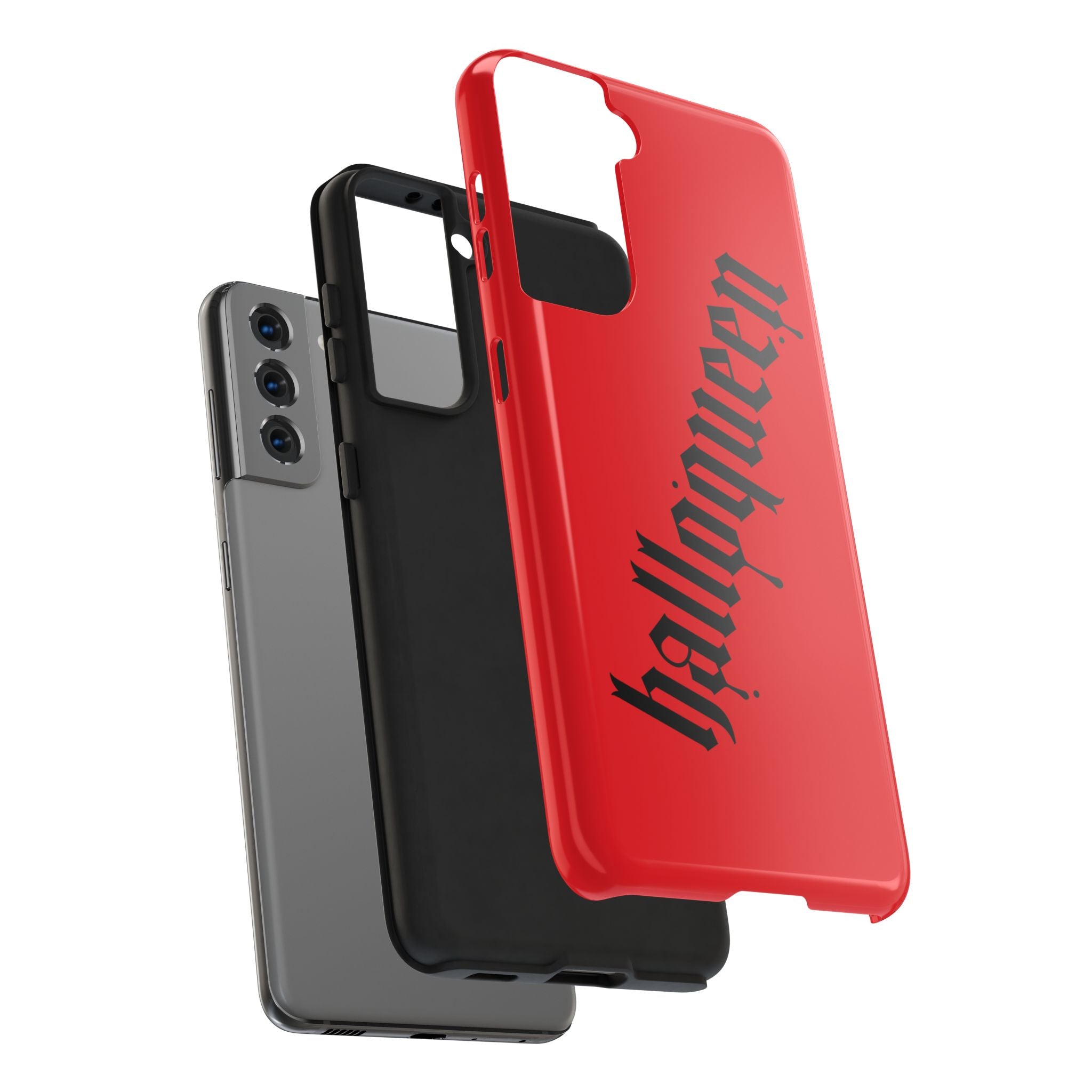 Halloqueen Gothic Red Phone Case — Samsung Galaxy S21–S25
