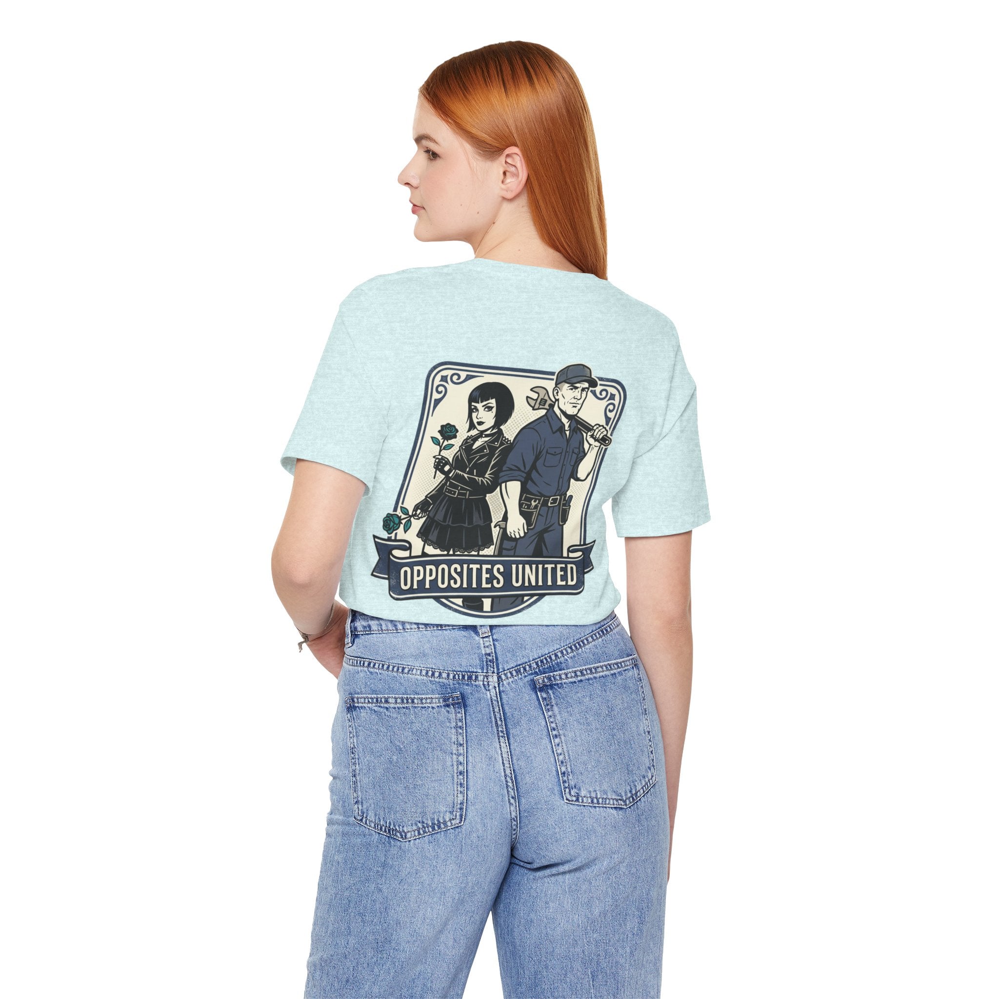 Opposites United Graphic Tee — Blue Collar Wife Life