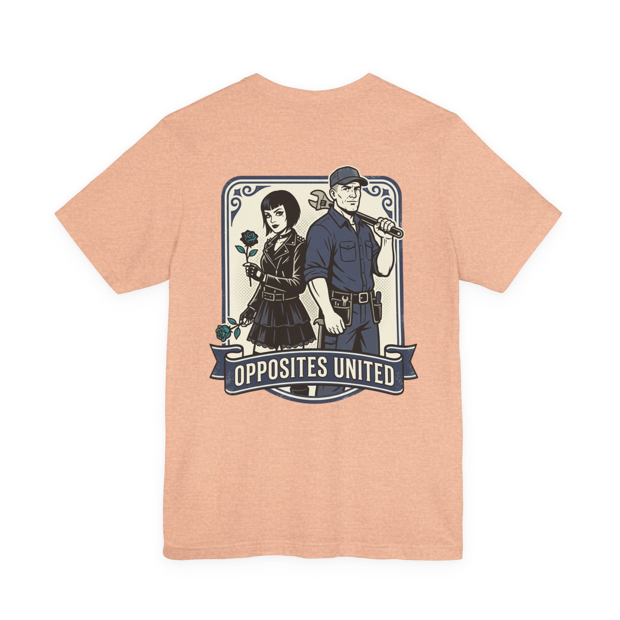 Opposites United Graphic Tee — Blue Collar Wife Life