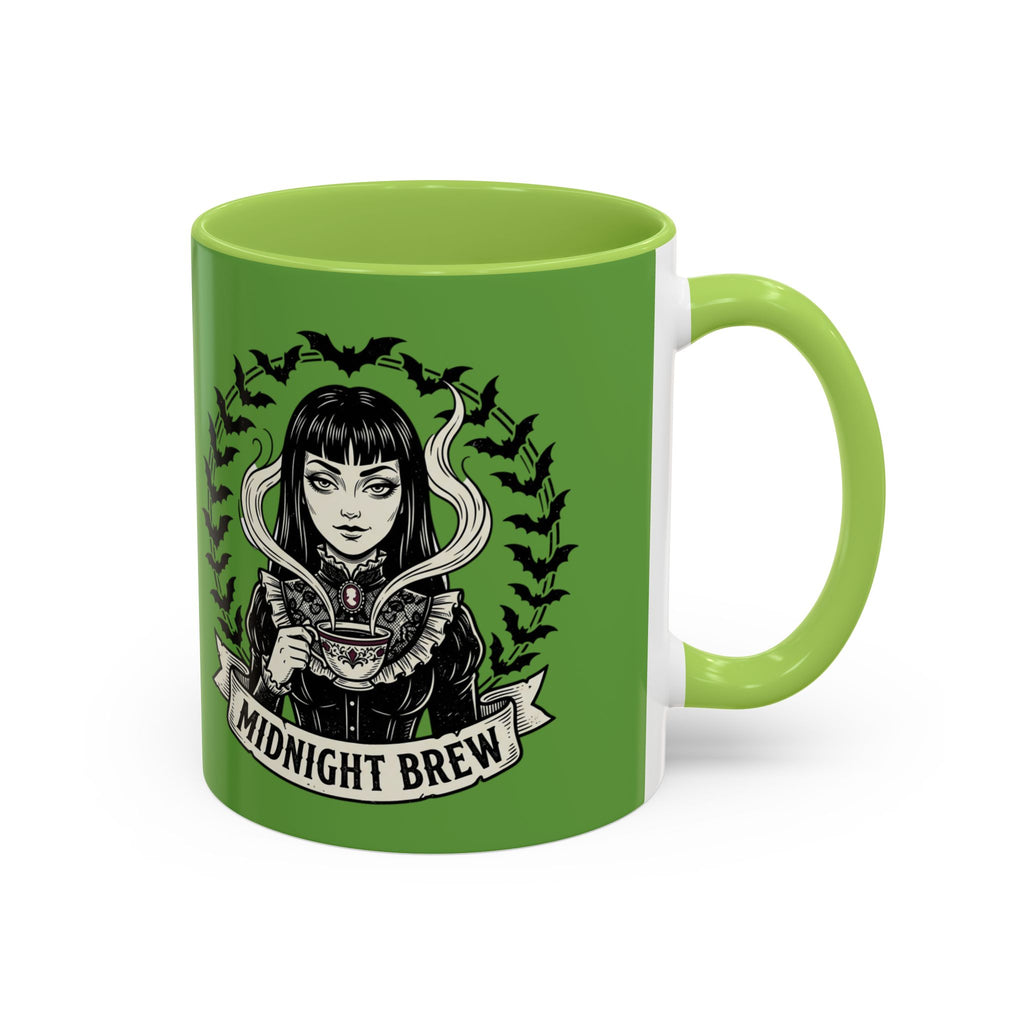 Midnight Brew Witchy Coffee Mug — Gothic Bat Design 11oz