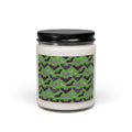 Bat Pattern Soy Candle — 9oz Scented Jar