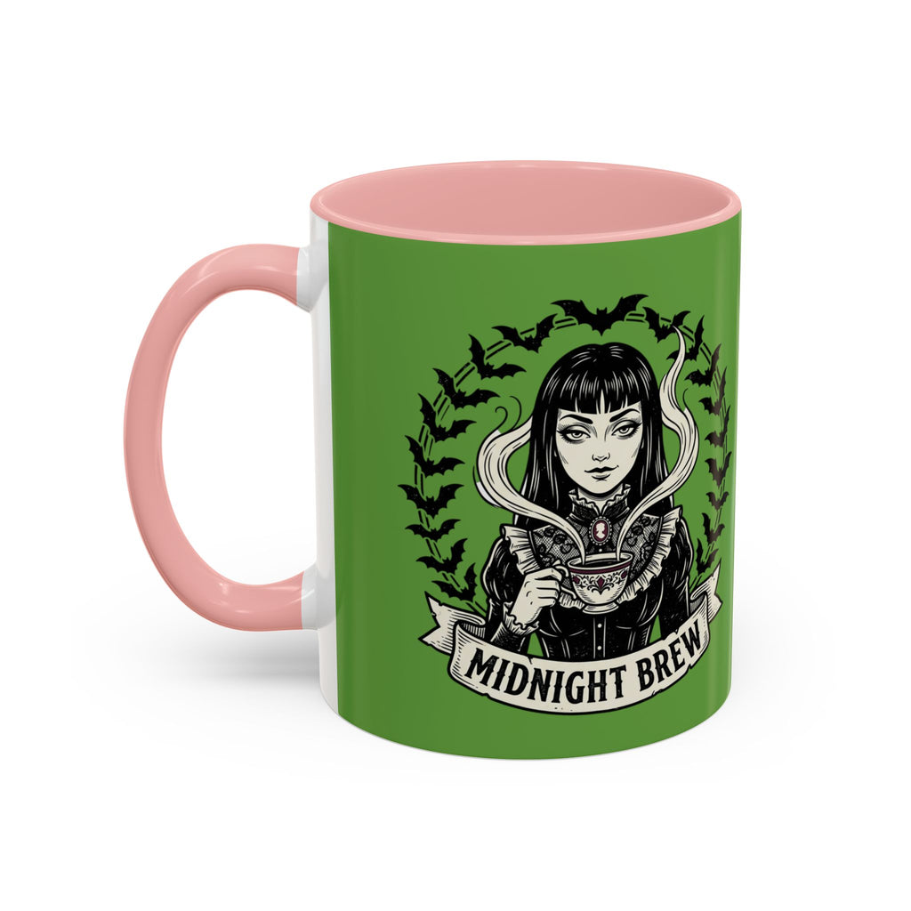Midnight Brew Witchy Coffee Mug — Gothic Bat Design 11oz