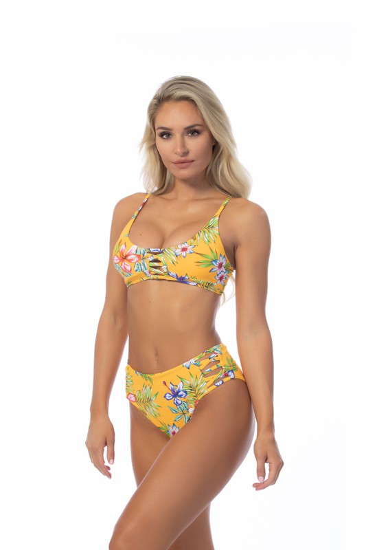 Tropic Tease High Waist Bikini Set