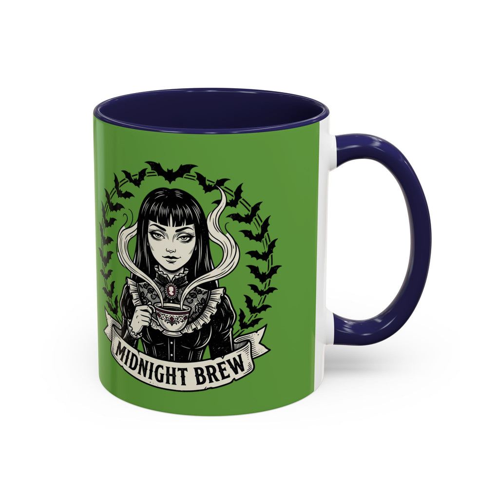 Midnight Brew Witchy Coffee Mug — Gothic Bat Design 11oz