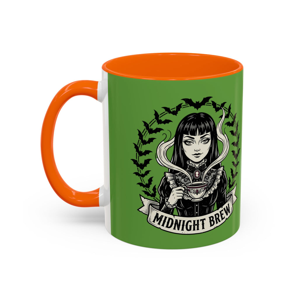 Midnight Brew Witchy Coffee Mug — Gothic Bat Design 11oz