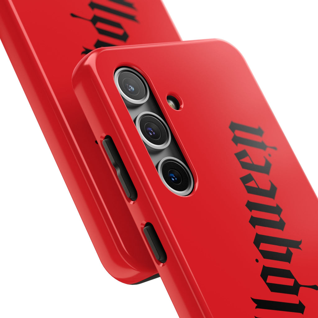 Halloqueen Gothic Red Phone Case — Samsung Galaxy S21–S25