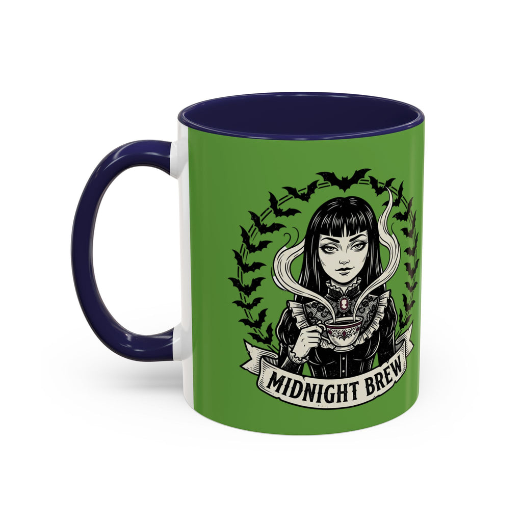 Midnight Brew Witchy Coffee Mug — Gothic Bat Design 11oz