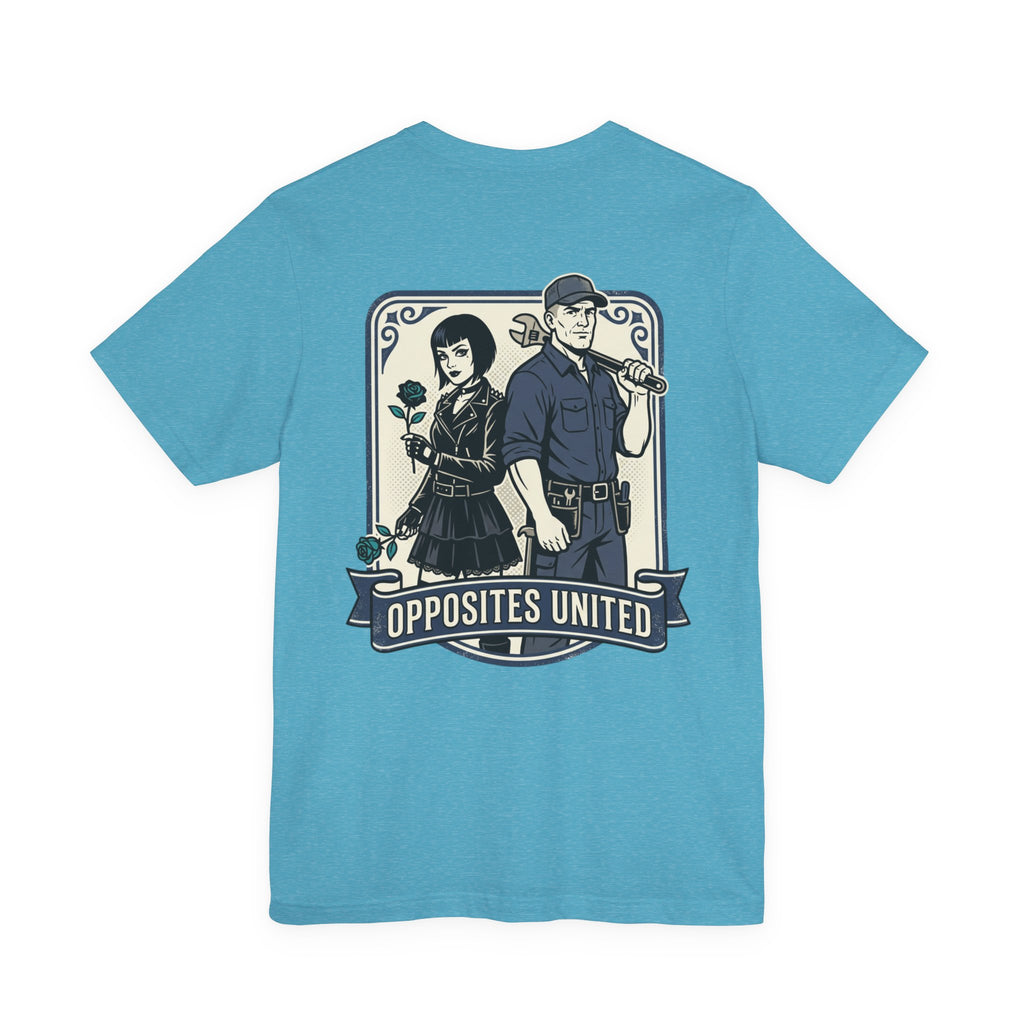 Opposites United Graphic Tee — Blue Collar Wife Life