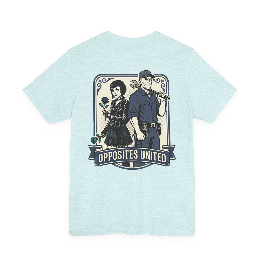 Opposites United Graphic Tee — Blue Collar Wife Life