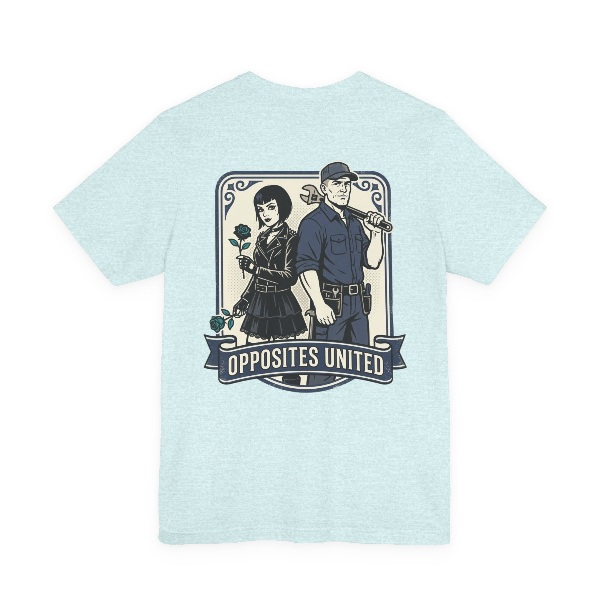 Opposites United Graphic Tee — Blue Collar Wife Life