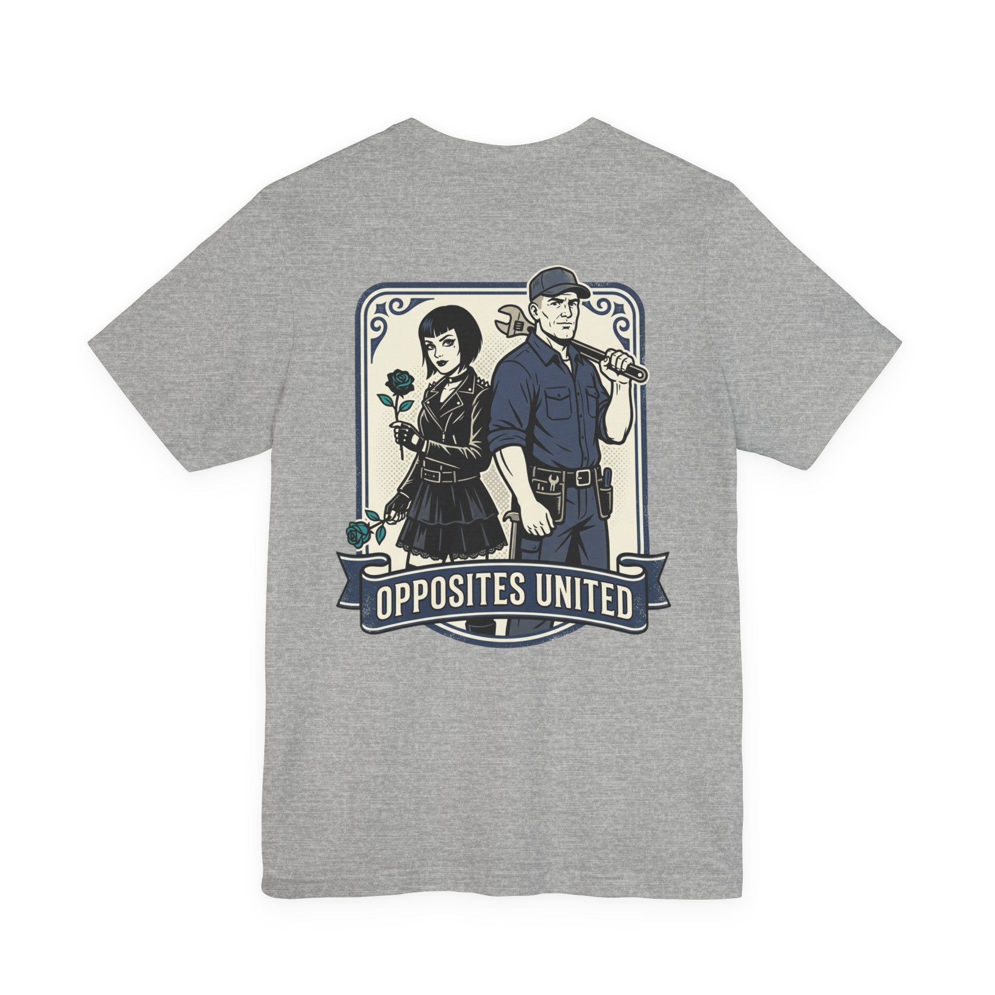 Opposites United Graphic Tee — Blue Collar Wife Life