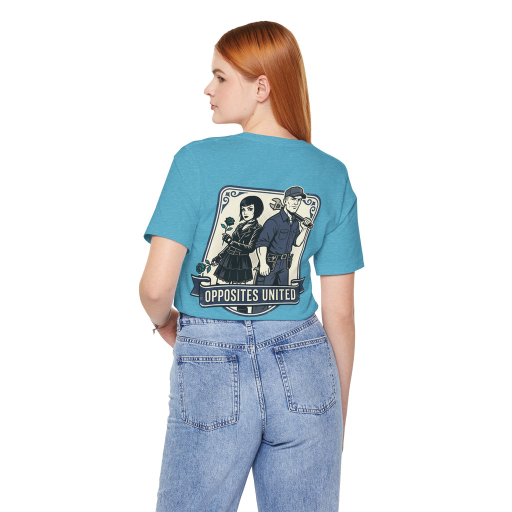 Opposites United Graphic Tee — Blue Collar Wife Life