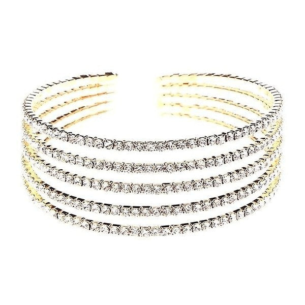 5 Row Split Spring Bracelet