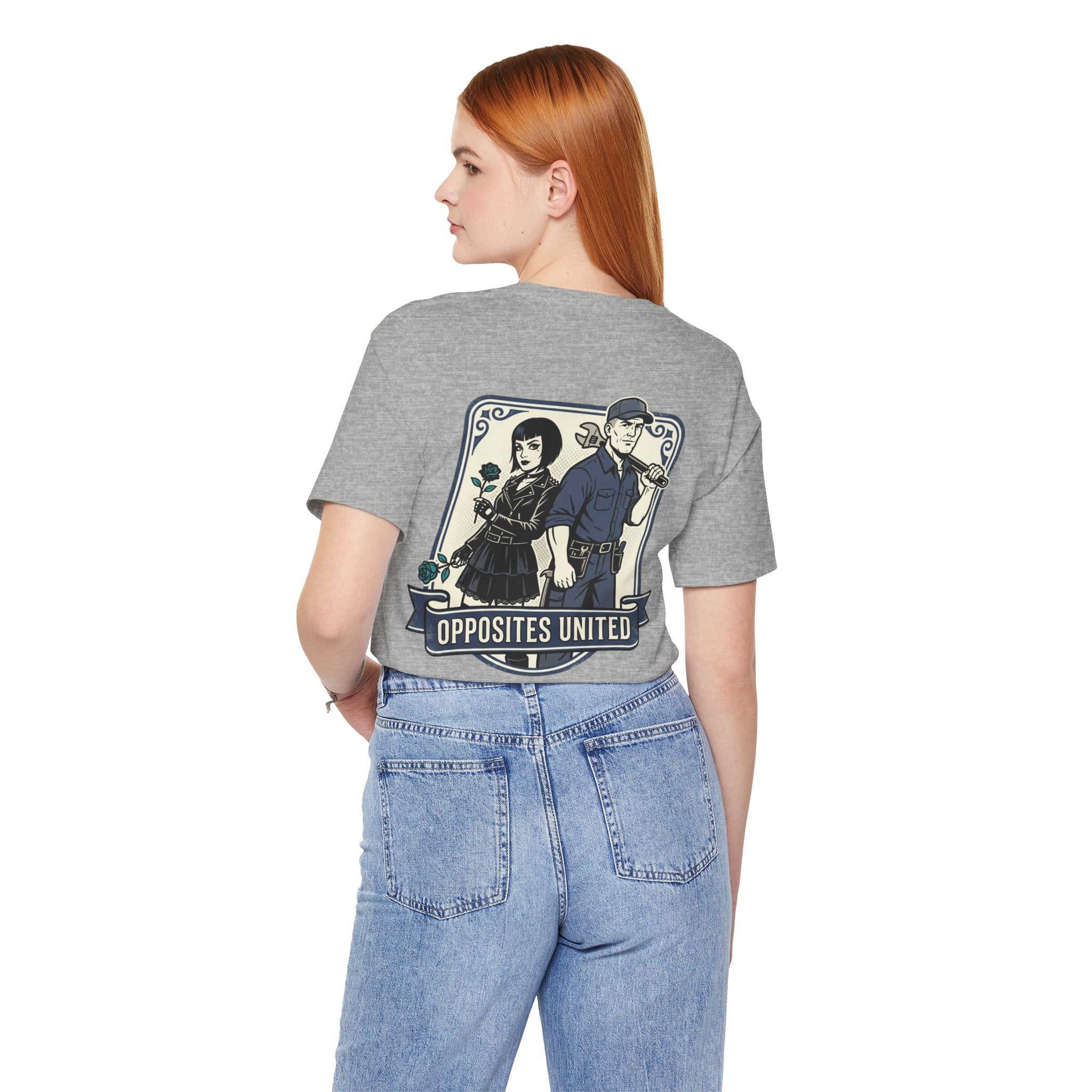 Opposites United Graphic Tee — Blue Collar Wife Life