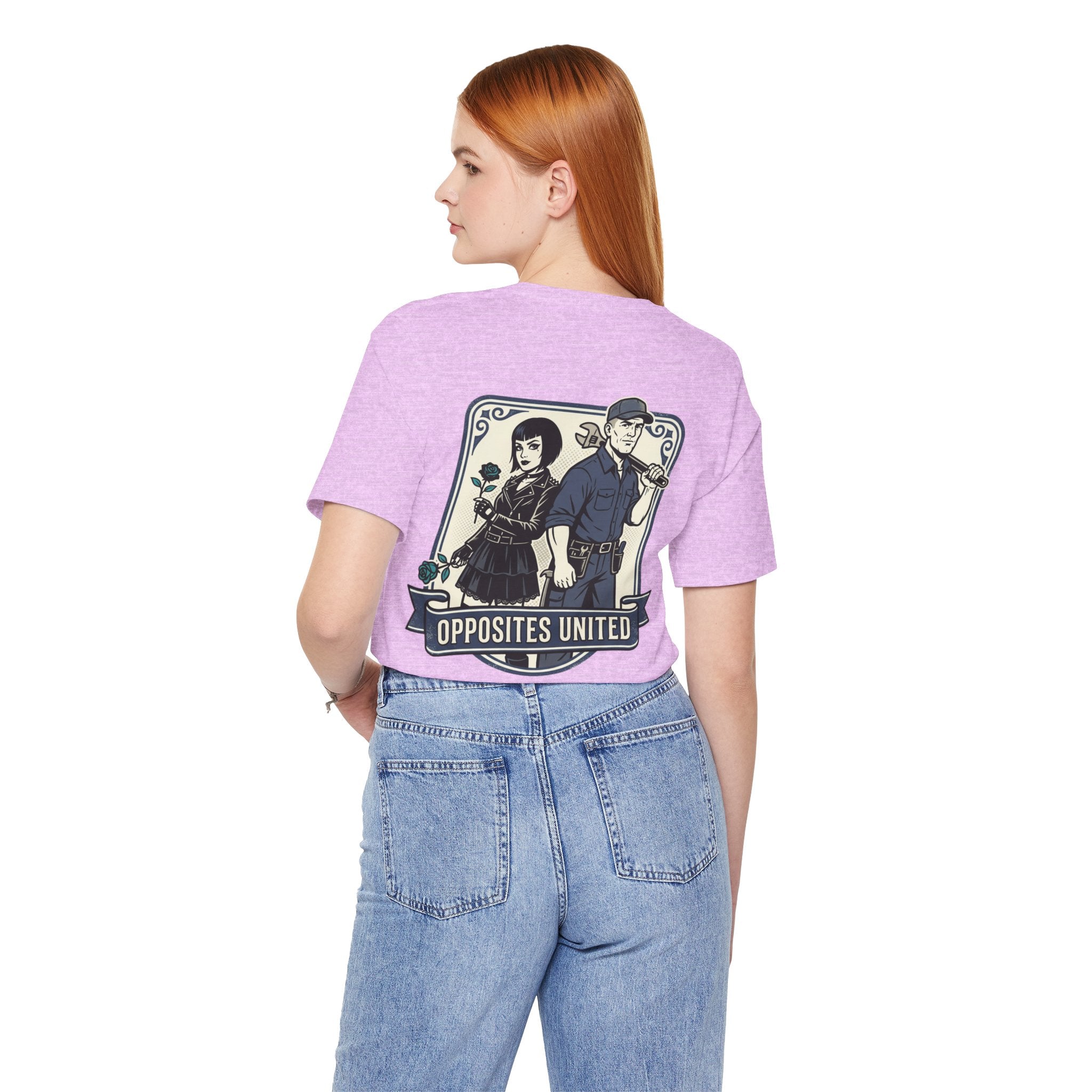 Opposites United Graphic Tee — Blue Collar Wife Life