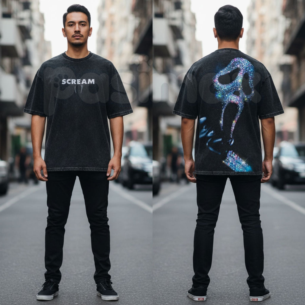 Slasher Vintage Washed Oversized Tee