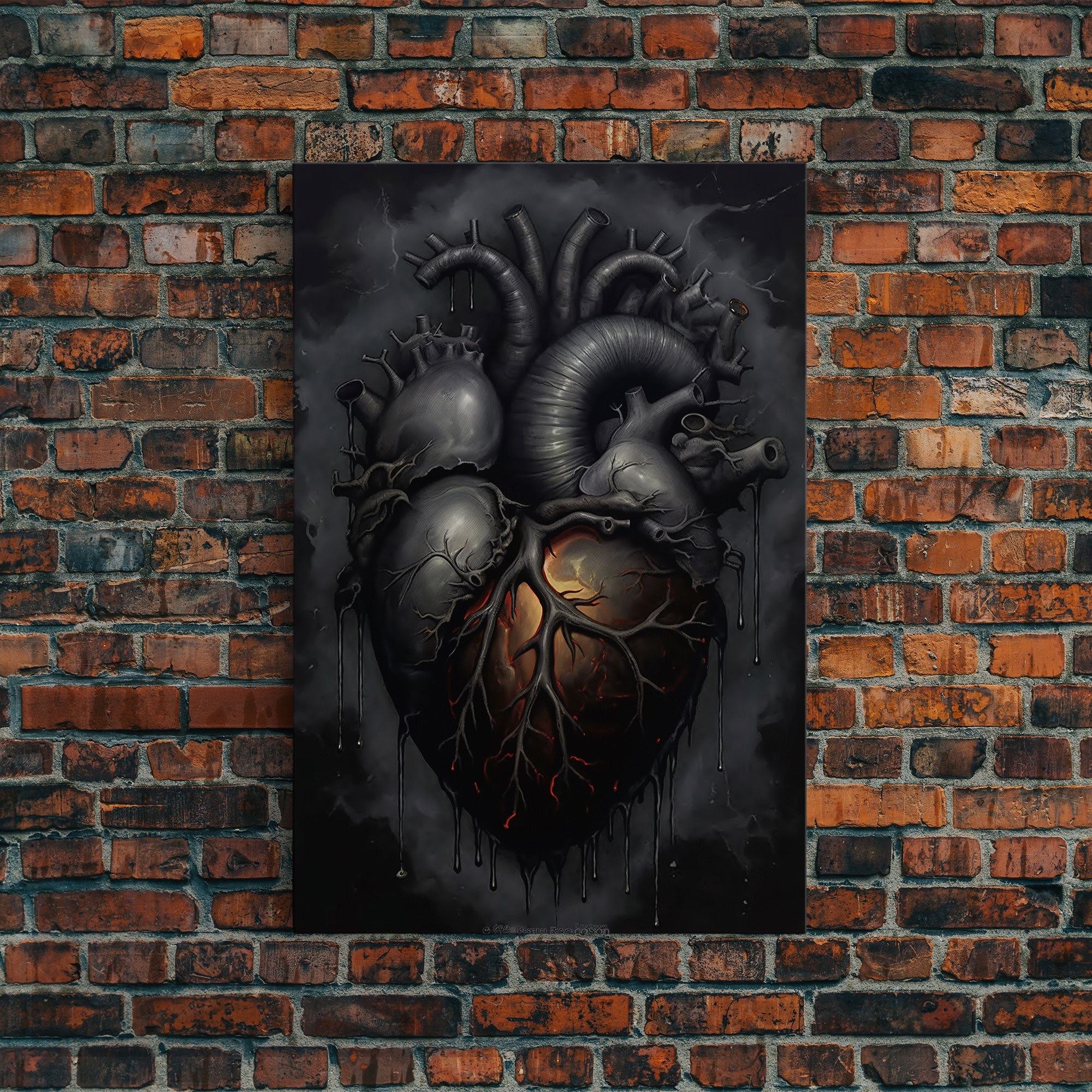 The Dark Heart Canvas Print
