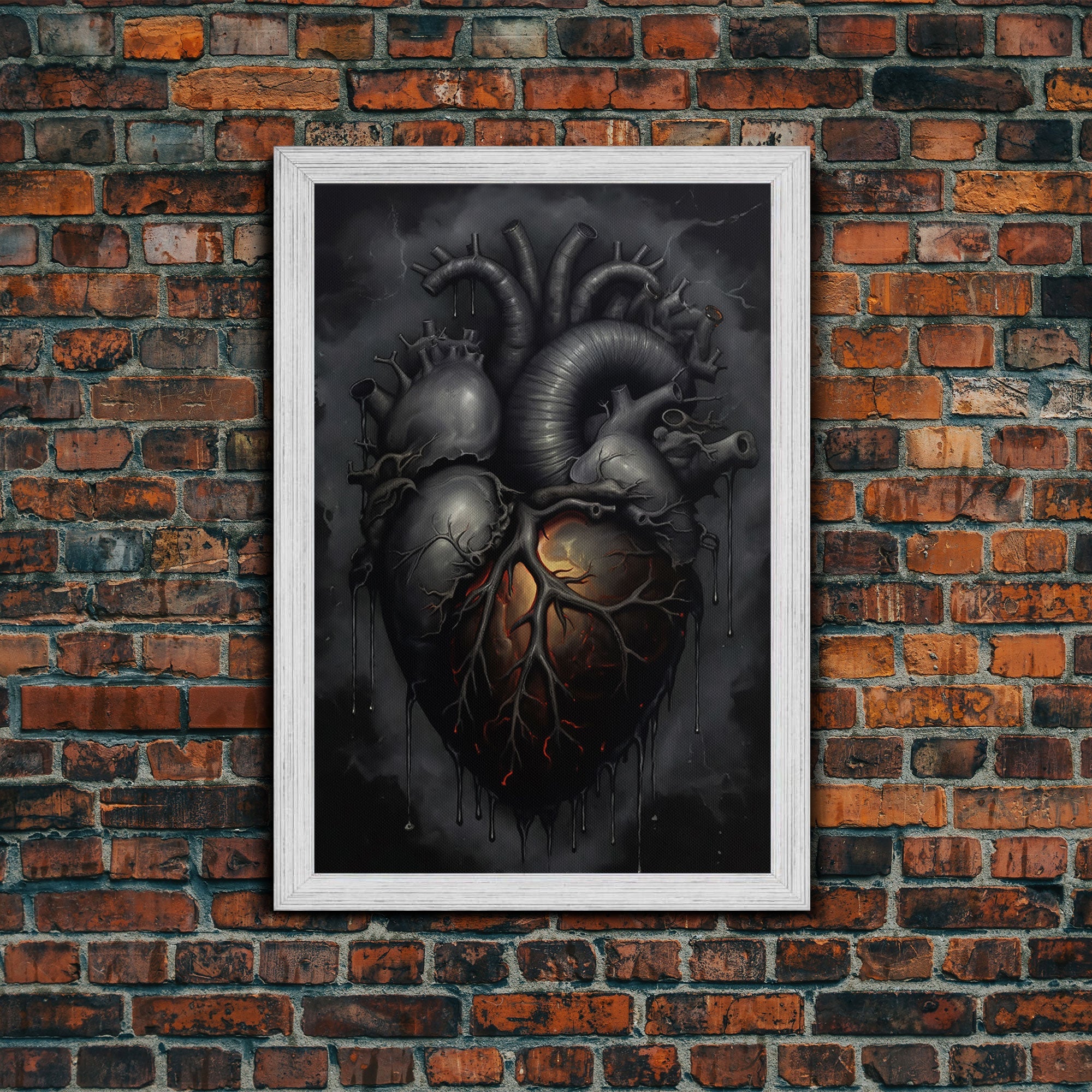 The Dark Heart Canvas Print