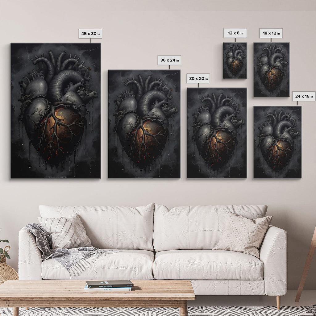 The Dark Heart Canvas Print
