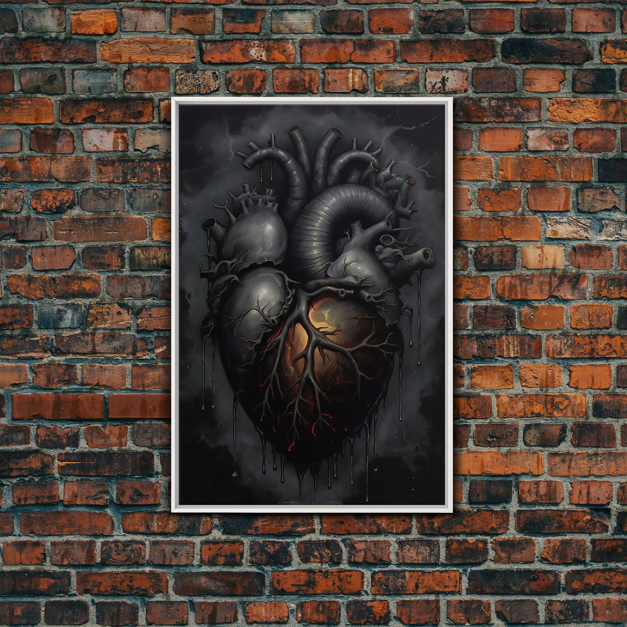 The Dark Heart Canvas Print