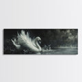 Gothic Swan Canvas Print