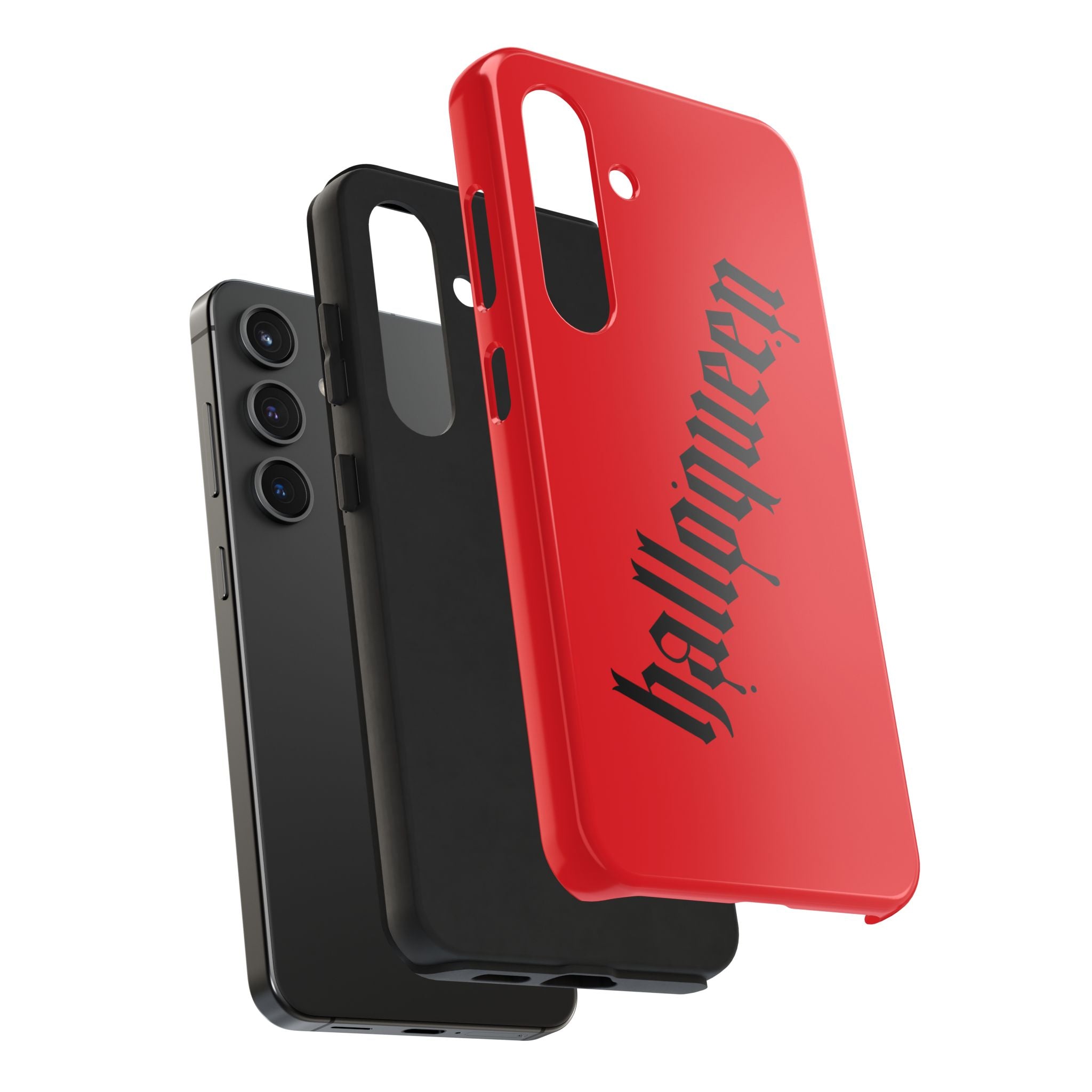 Halloqueen Gothic Red Phone Case — Samsung Galaxy S21–S25