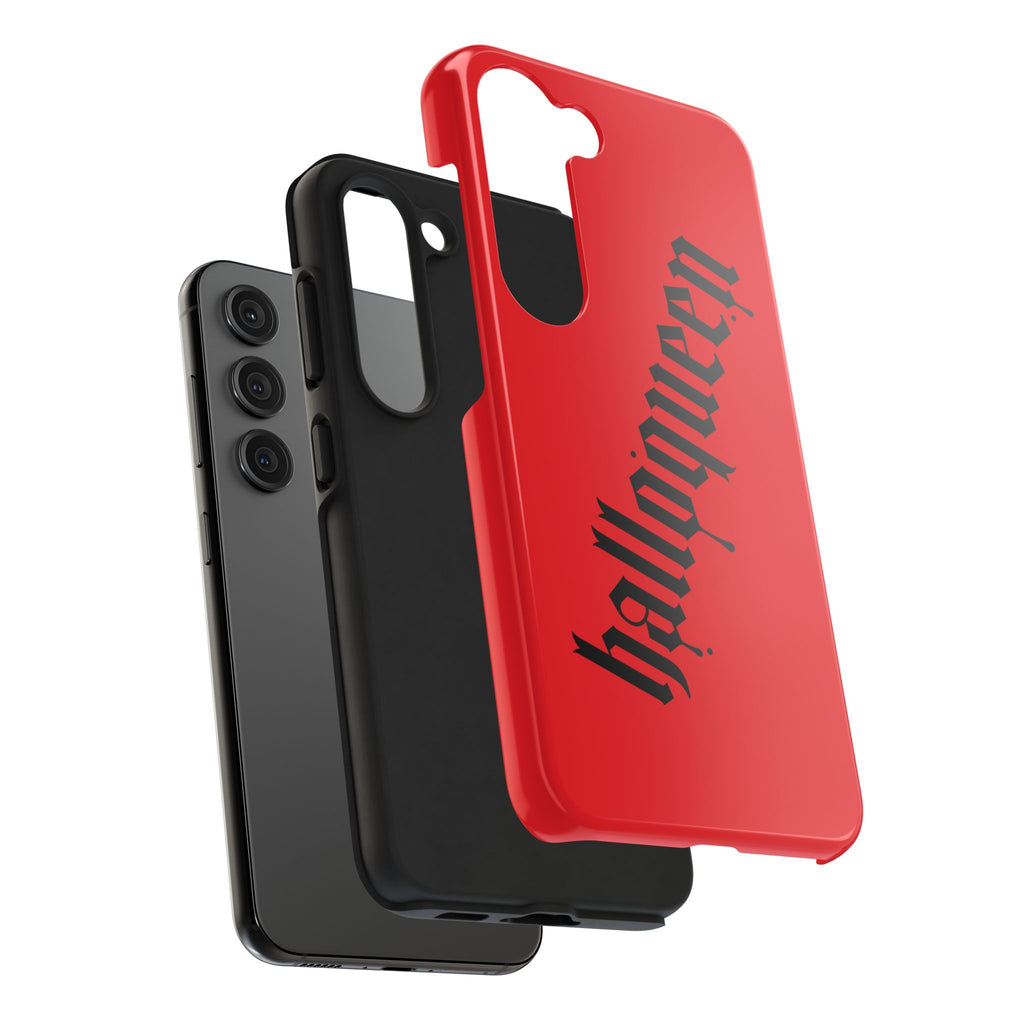 Halloqueen Gothic Red Phone Case — Samsung Galaxy S21–S25