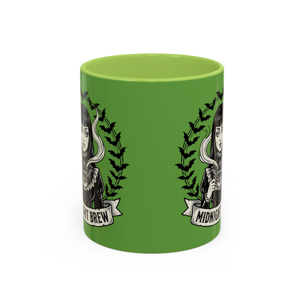 Midnight Brew Witchy Coffee Mug — Gothic Bat Design 11oz