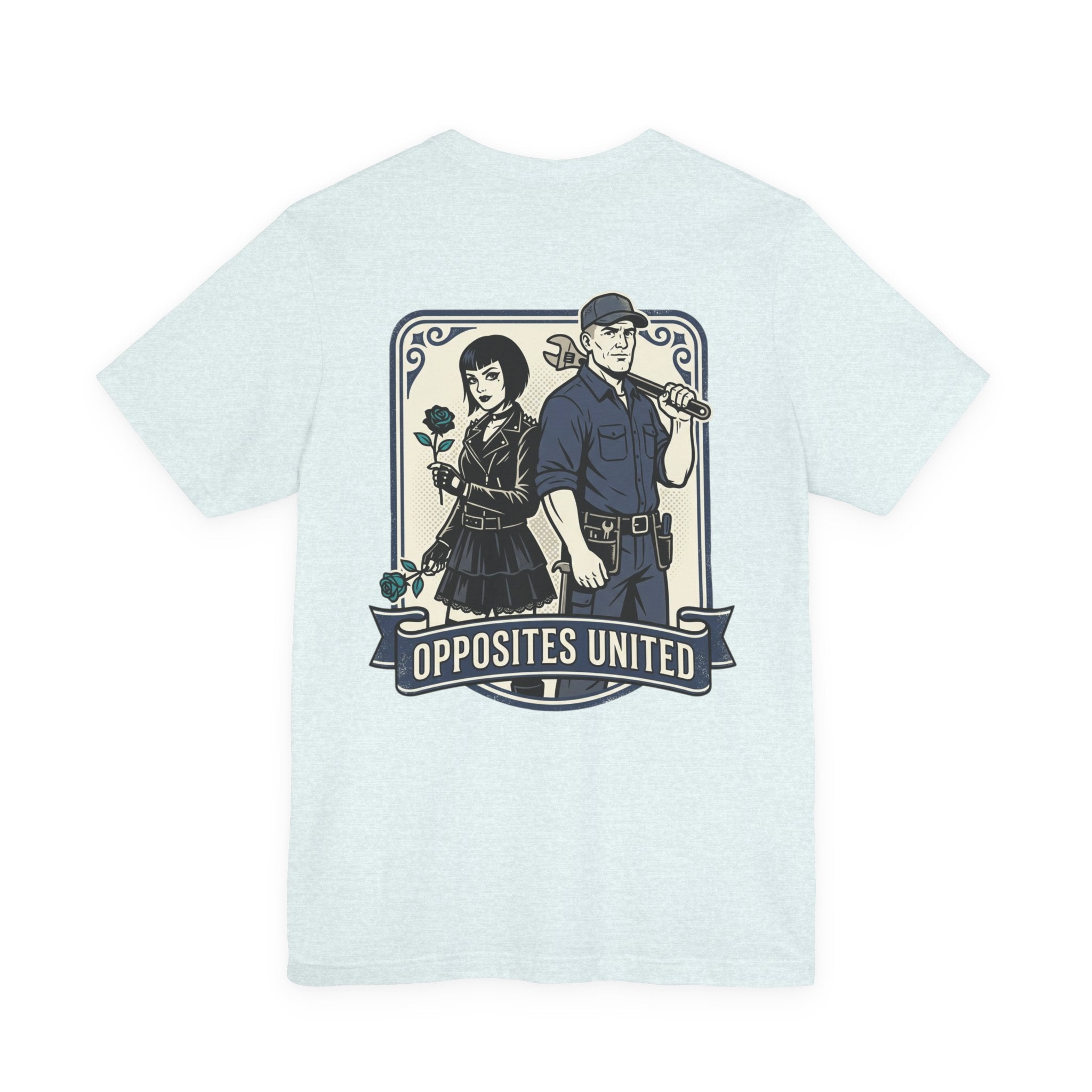 Opposites United Graphic Tee — Blue Collar Wife Life