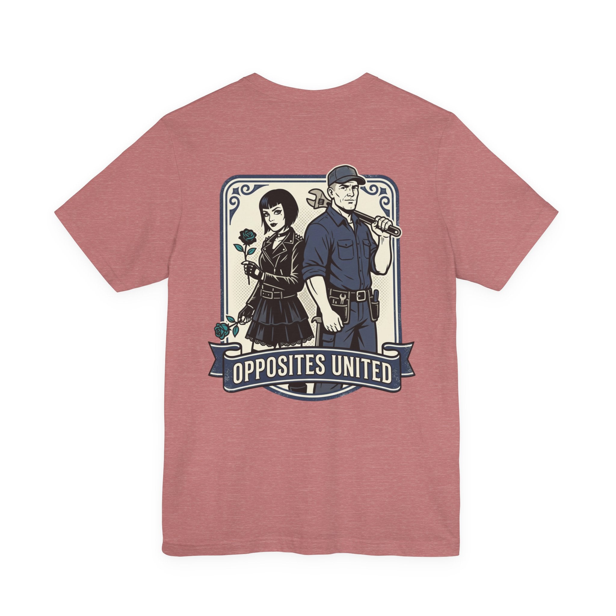 Opposites United Graphic Tee — Blue Collar Wife Life