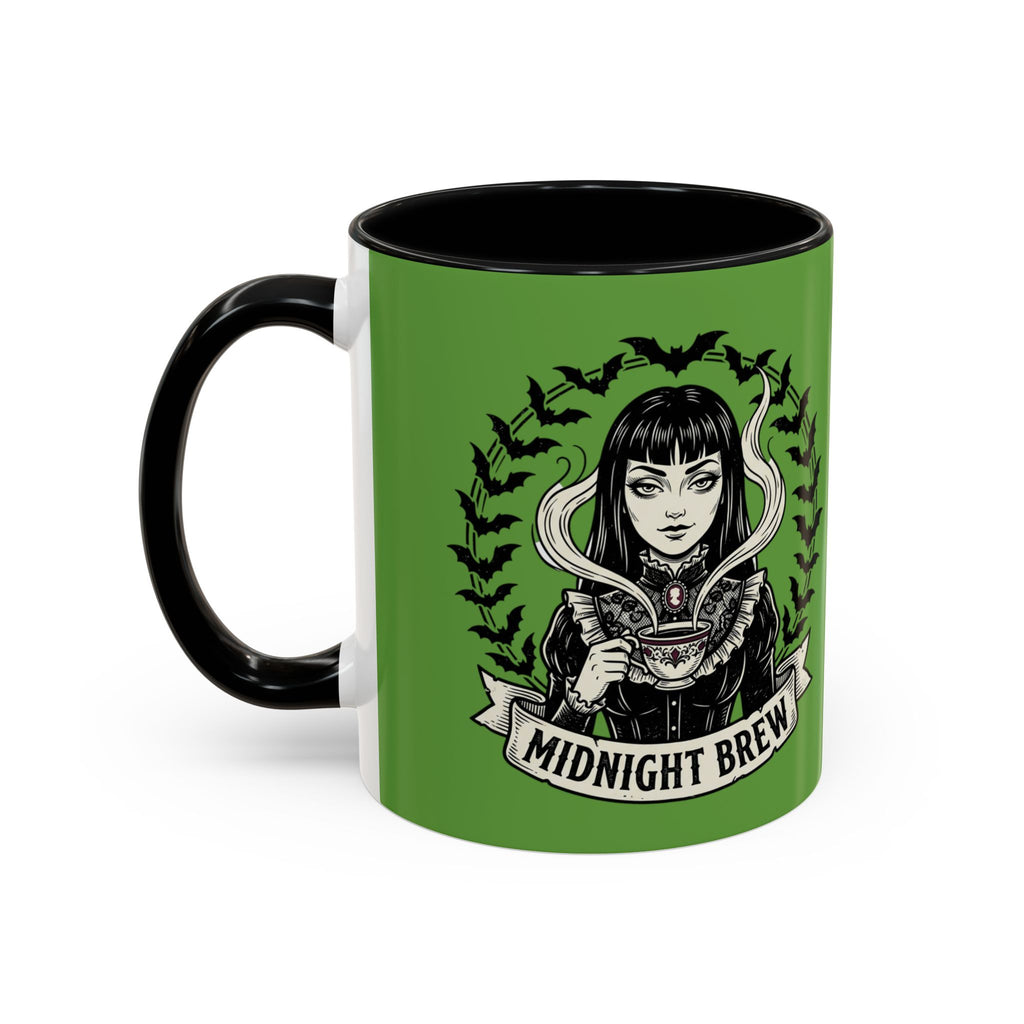 Midnight Brew Witchy Coffee Mug — Gothic Bat Design 11oz