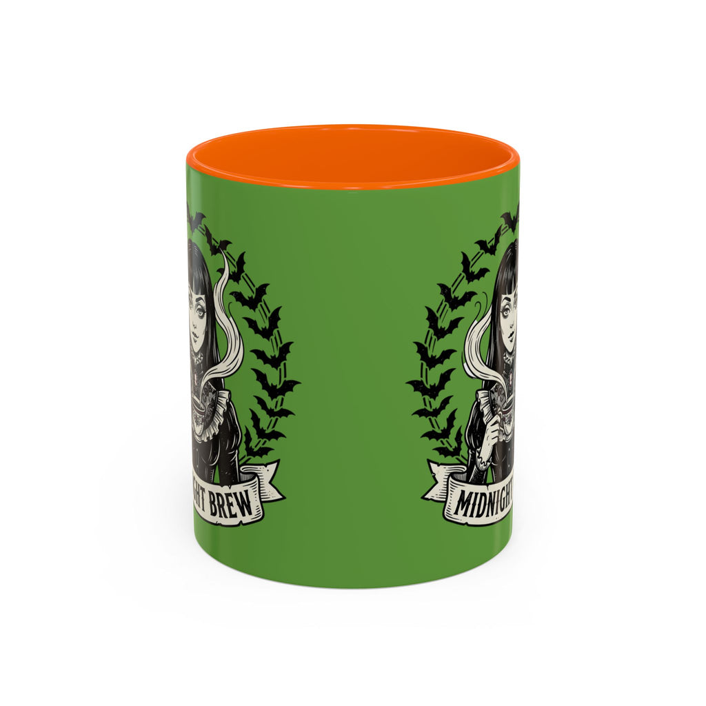 Midnight Brew Witchy Coffee Mug — Gothic Bat Design 11oz