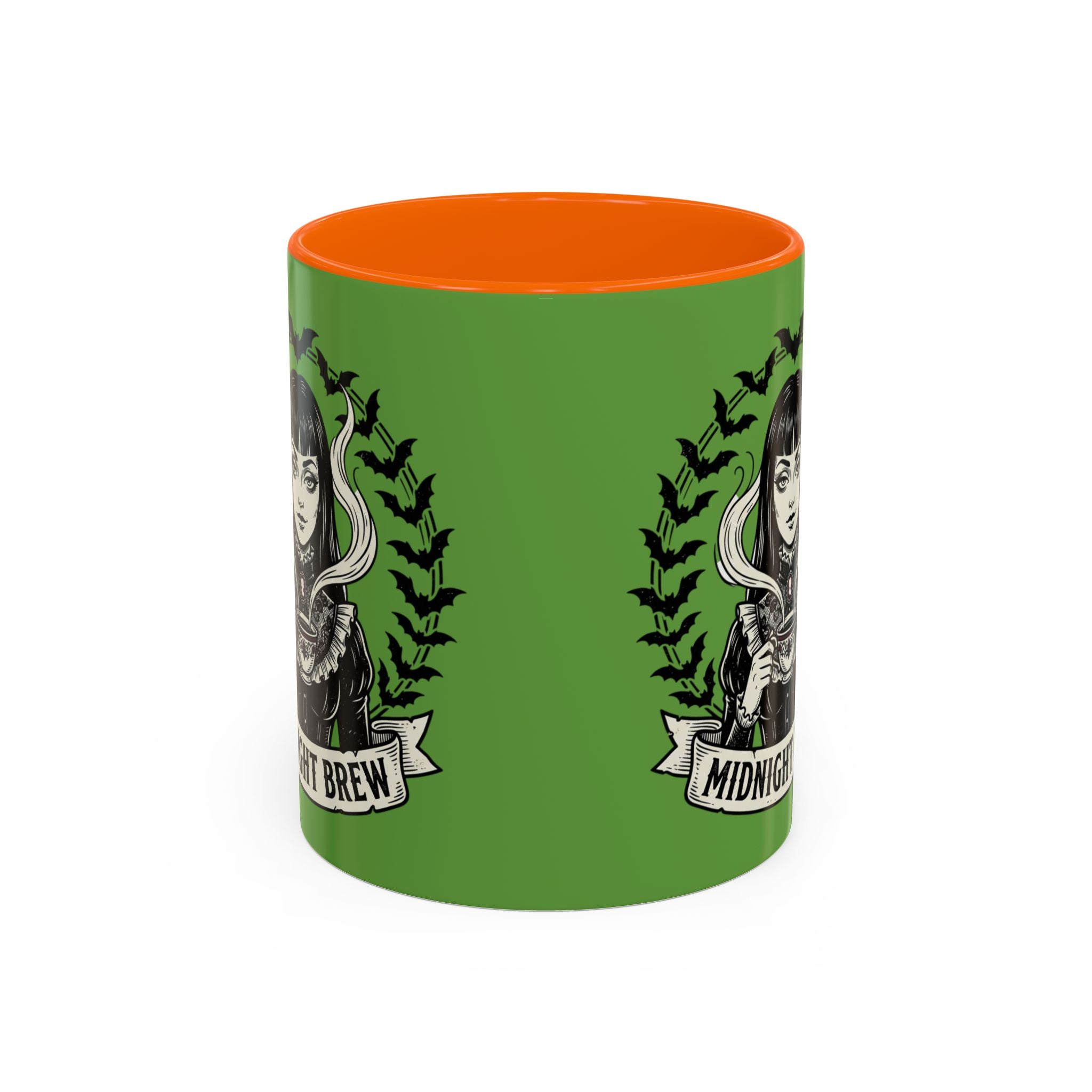 Midnight Brew Witchy Coffee Mug — Gothic Bat Design 11oz