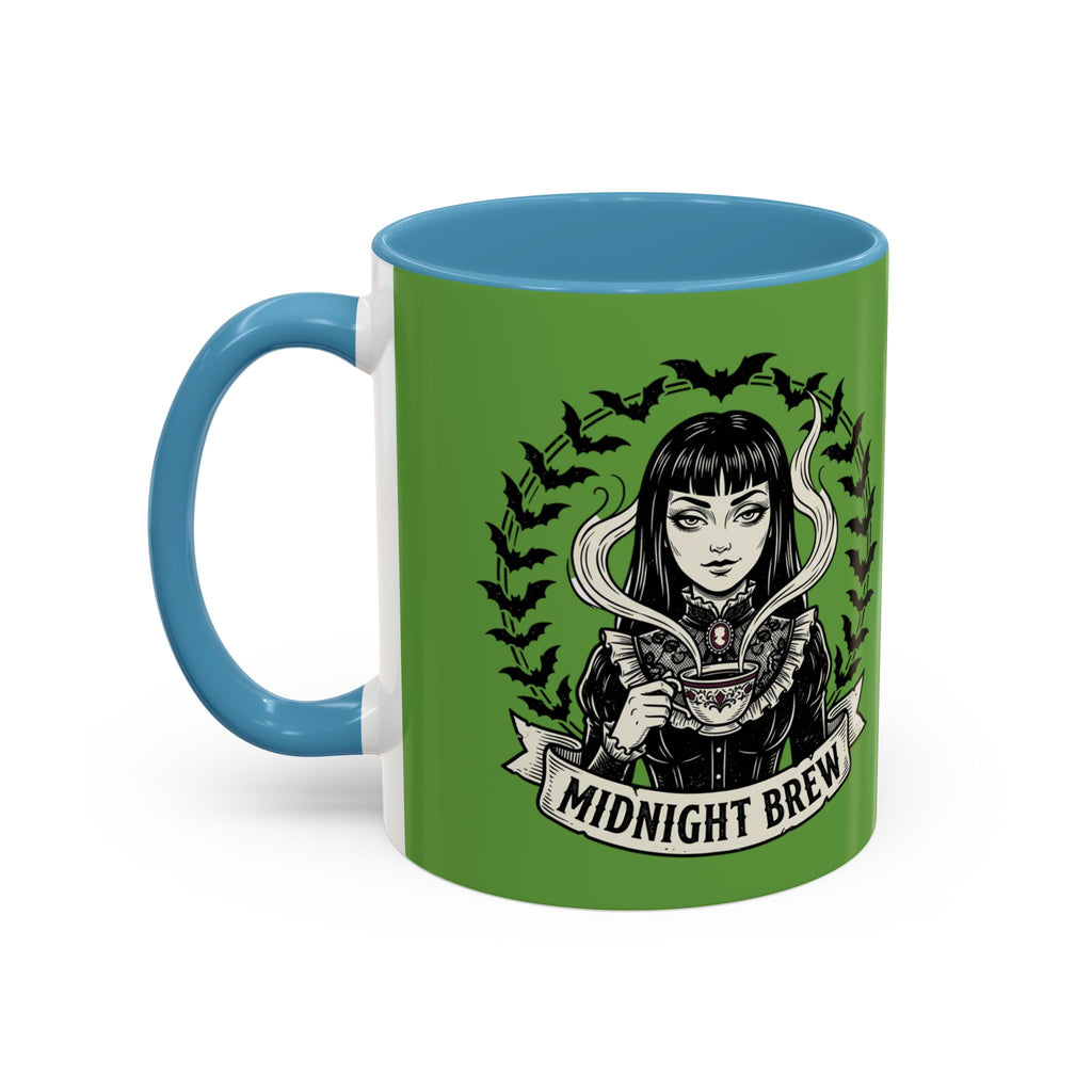 Midnight Brew Witchy Coffee Mug — Gothic Bat Design 11oz