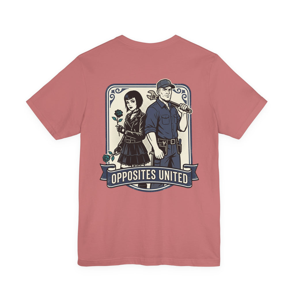 Opposites United Graphic Tee — Blue Collar Wife Life