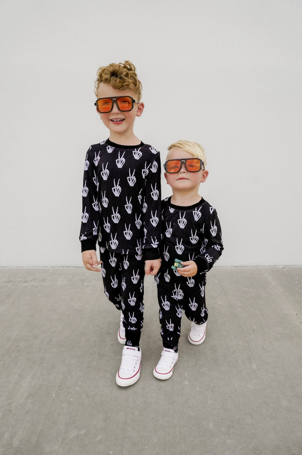 Peace Skelly Bamboo Pajamas