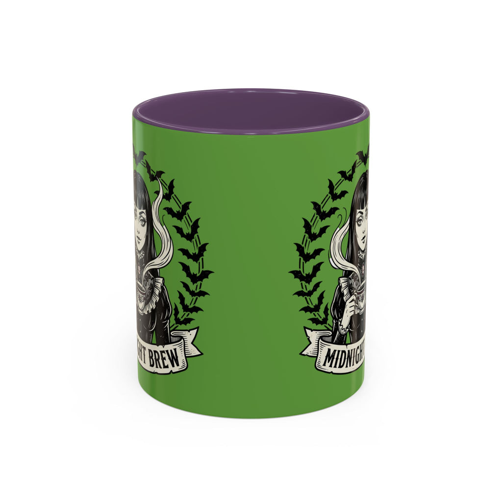 Midnight Brew Witchy Coffee Mug — Gothic Bat Design 11oz