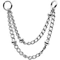 Beaded Flatback Earring Connector Chain