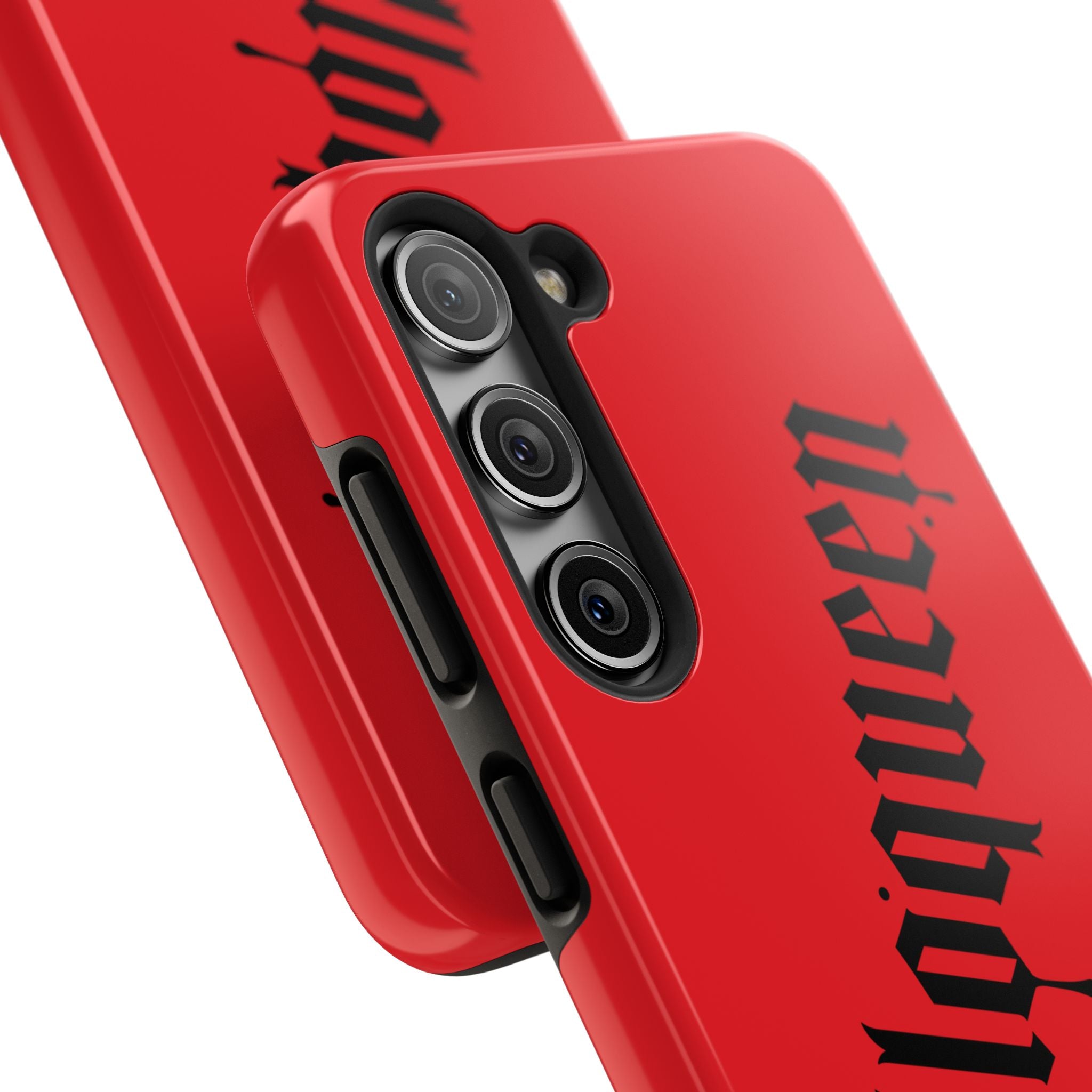 Halloqueen Gothic Red Phone Case — Samsung Galaxy S21–S25