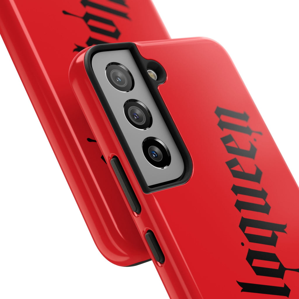Halloqueen Gothic Red Phone Case — Samsung Galaxy S21–S25