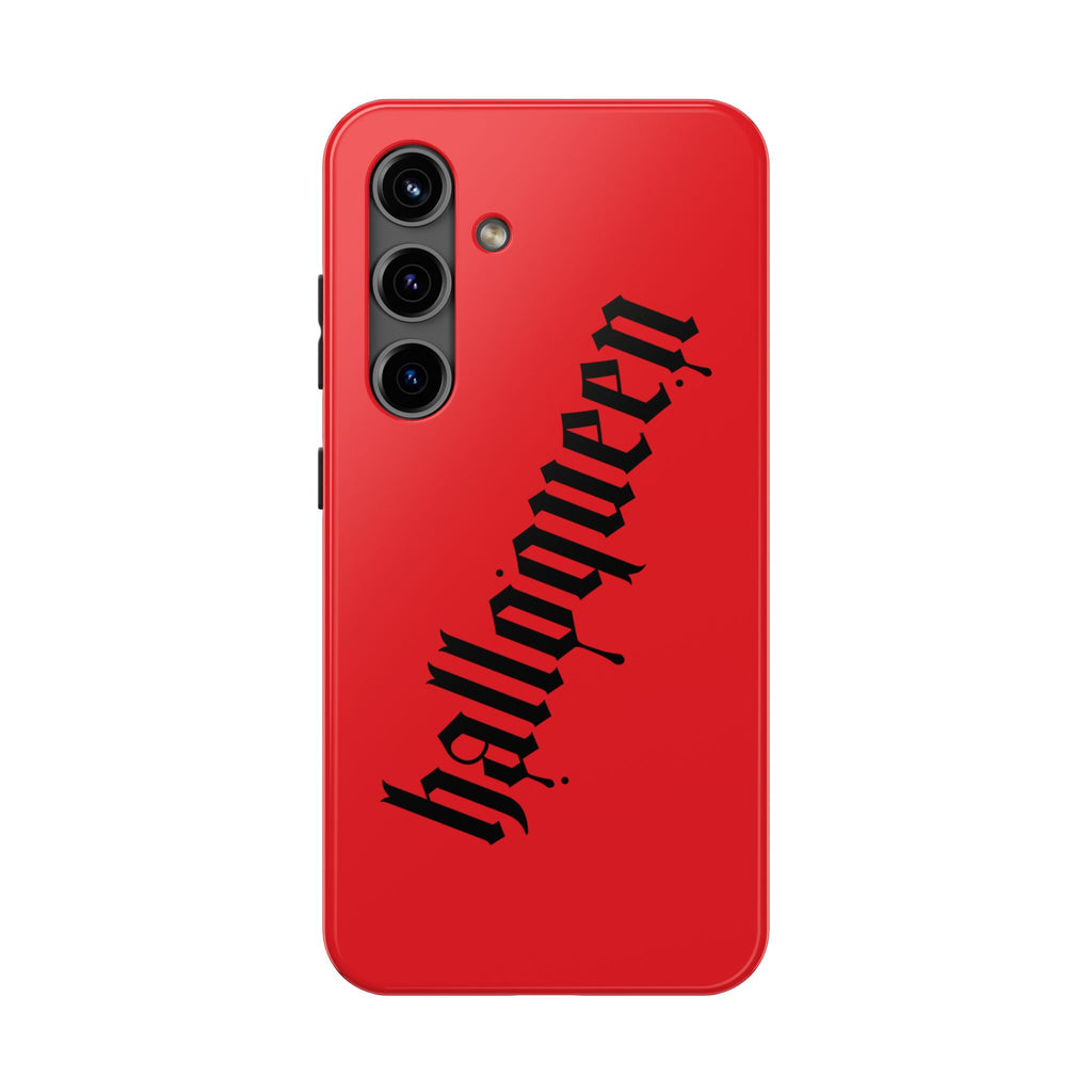 Halloqueen Gothic Red Phone Case — Samsung Galaxy S21–S25