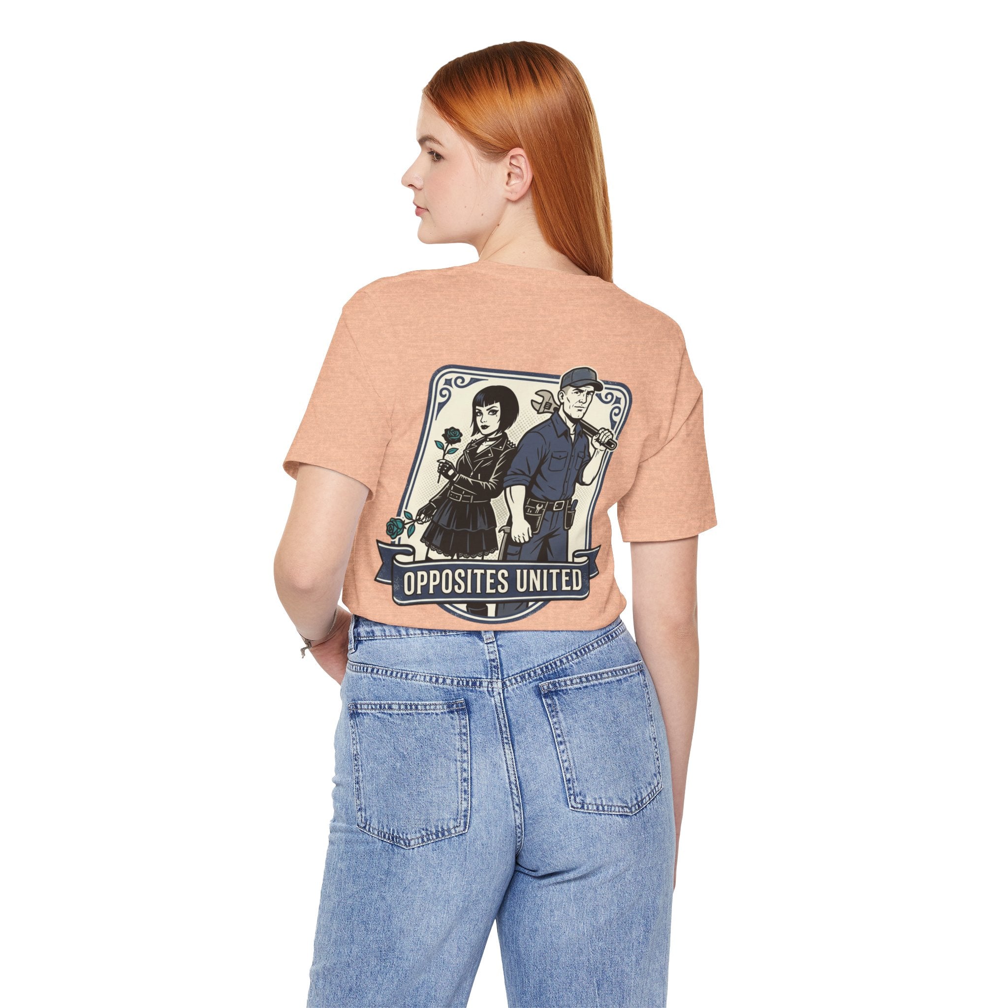 Opposites United Graphic Tee — Blue Collar Wife Life