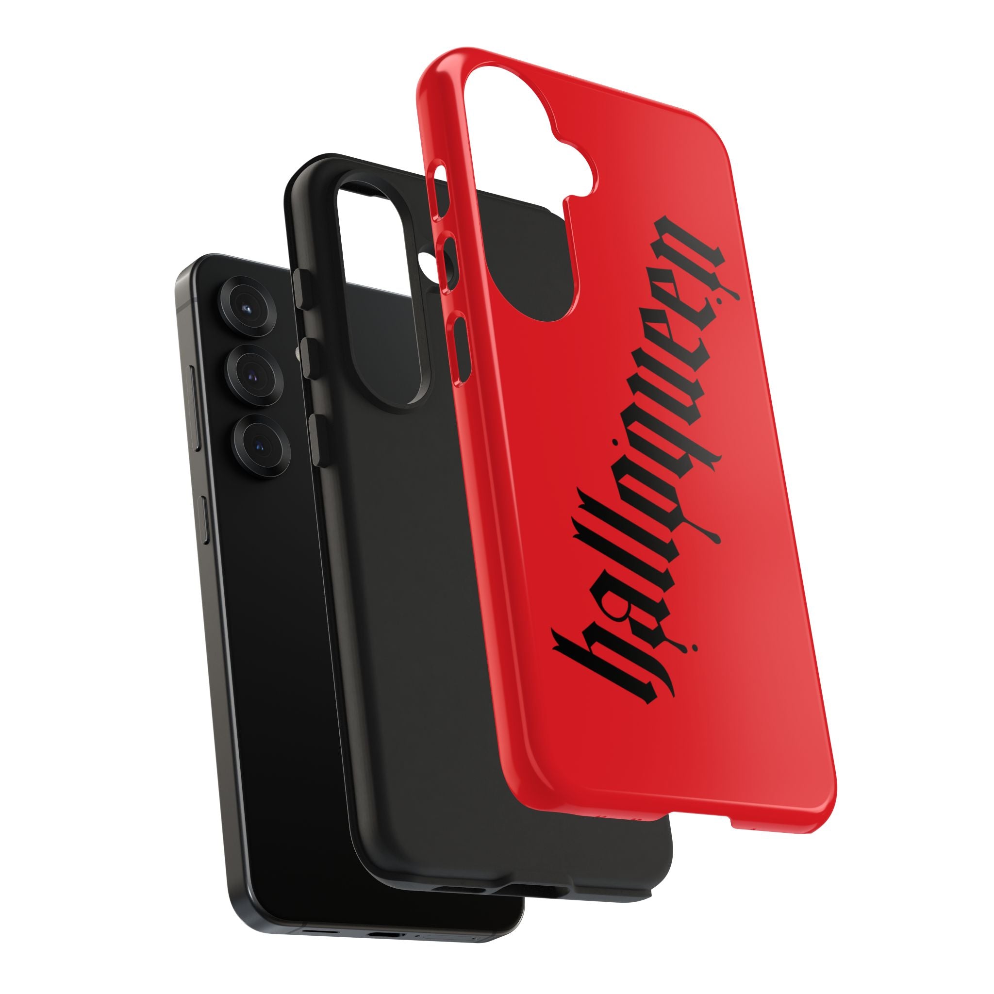 Halloqueen Gothic Red Phone Case — Samsung Galaxy S21–S25